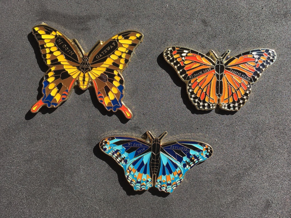 butterfly pin set