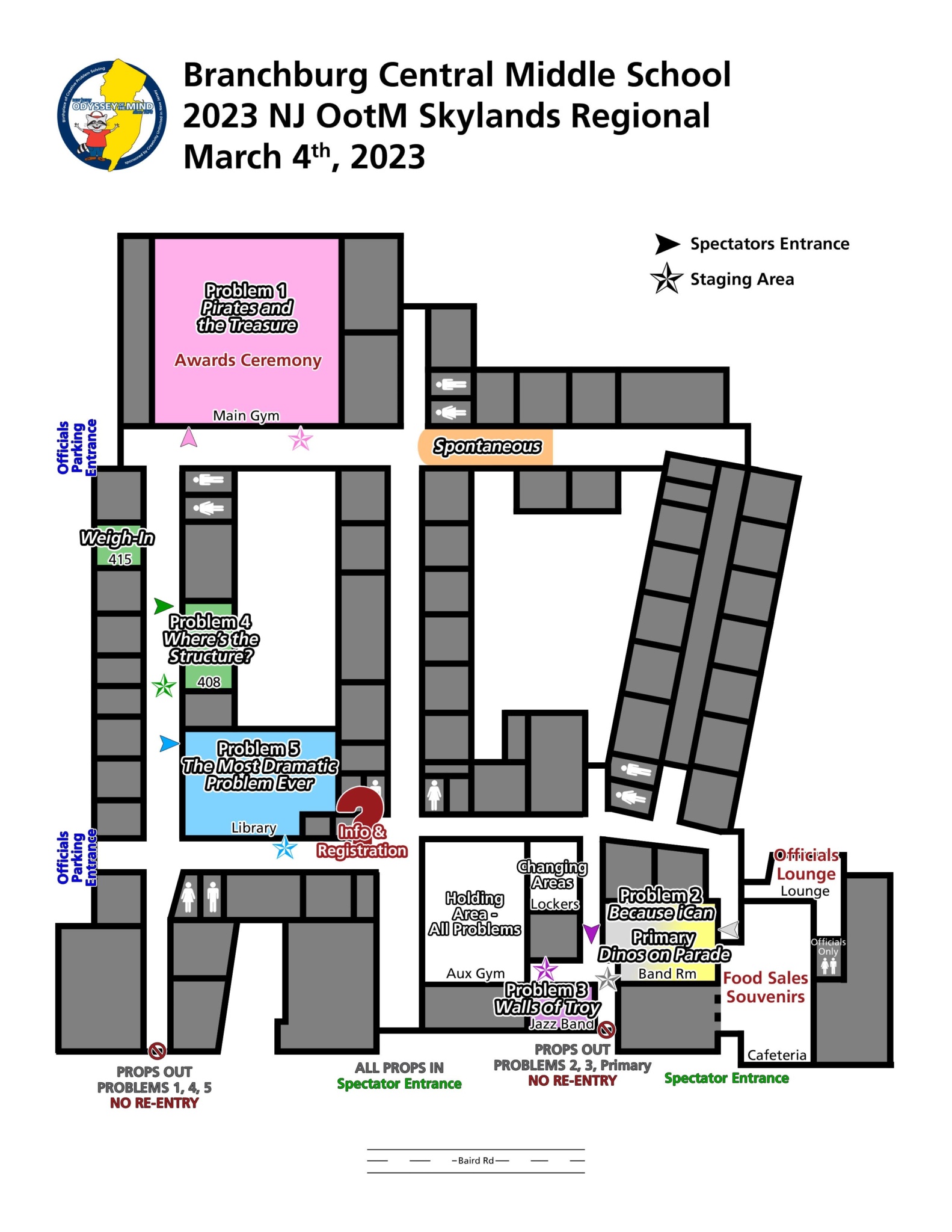 Njootm 2023skylandsbranchburgmap Nj Odyssey Of The Mind 4909